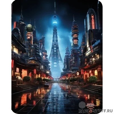 Коврик для мыши Cactus CS-MP-D05M City 300x250x3мм