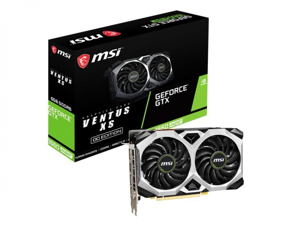 Видеокарта PCIE16 GTX1660 SUPER 6GB 1660 SUPER VENTUS XS OC MSI