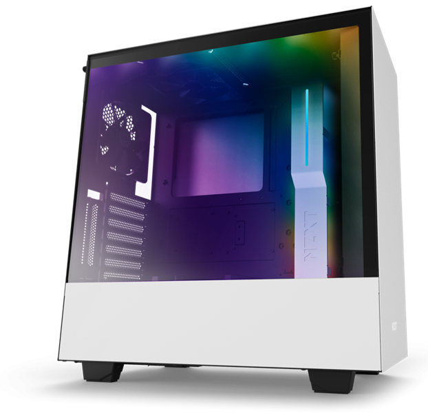 NZXT CA-H500W-W1 H500i SMART ATX MATTE WHITE/BLACK NZXT CA-H500W-W1 H500i SMART ATX MATTE WHITE/BLACK