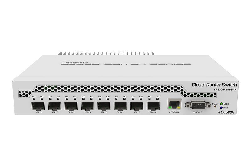 MikroTik CRS309-1G-8S+IN коммутатор
