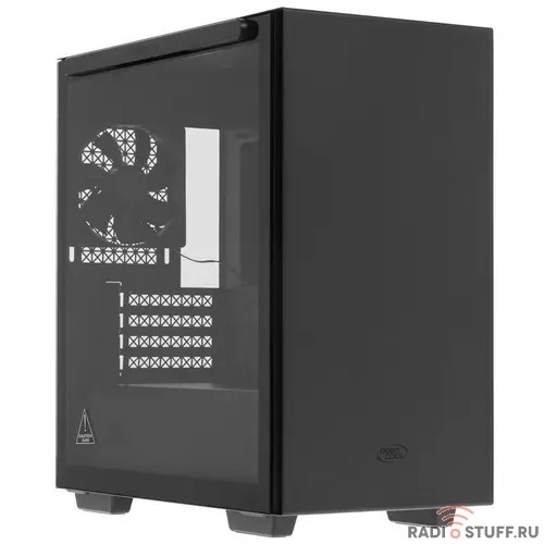 Deepcool MACUBE 110 BK mATX, Black, Боковая панель зак стекло, без БП